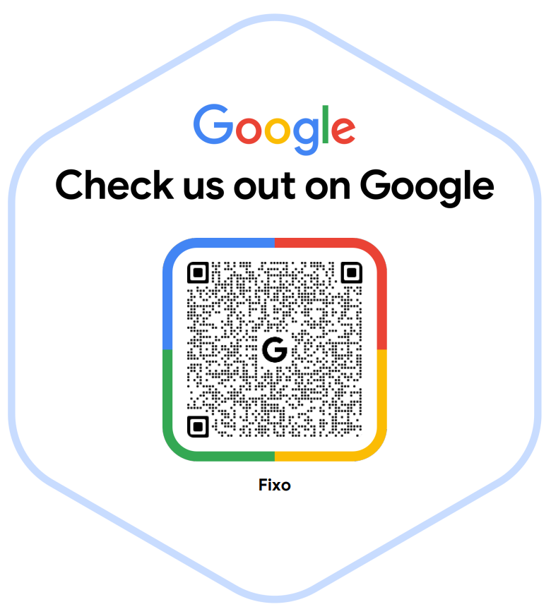 QR code to review FIXO on Google
